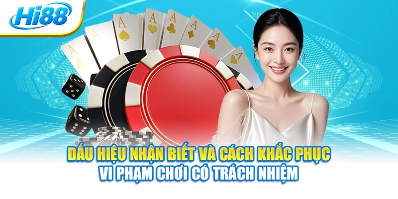 Dấu hiệu nhận biết và cách khắc phục vi phạm chơi có trách nhiệm